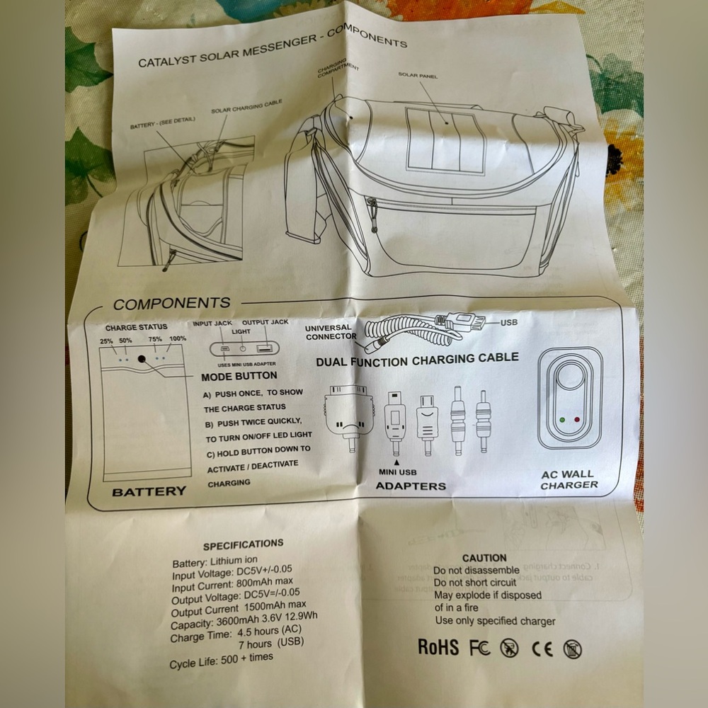 Catalyst Solar Messenger Bag. - Picture 17 of 17